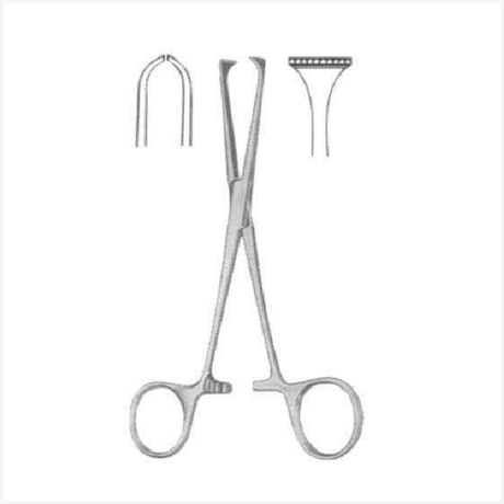 Allis-Adair Intestinal Atrauma Tissue Forceps