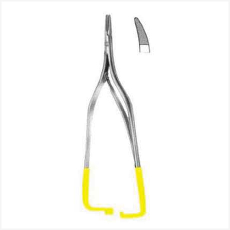 Arruga Needle Holders Curved TC Gold