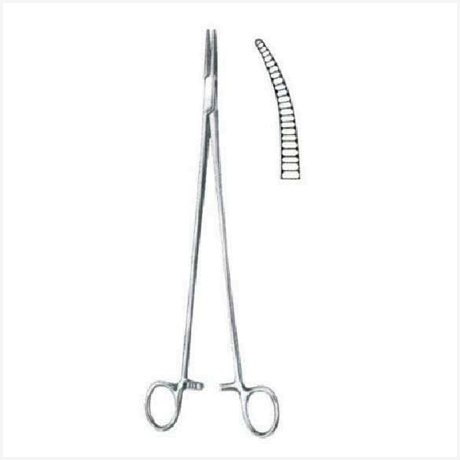 Bengolea Hemostatic Forceps BJ Curved 27cm