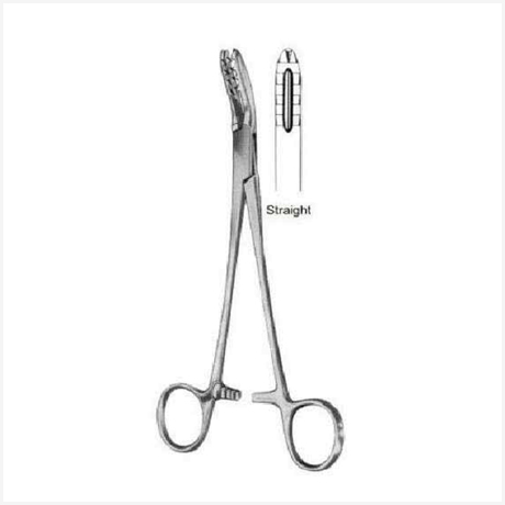 Bircher-Ganske Bone Holding Forceps Straight 20cm
