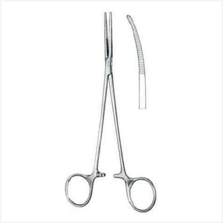 Birkett Hemostatic Forceps Curved 19cm