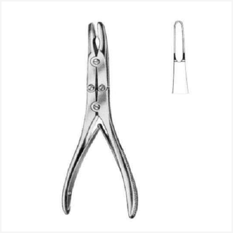 Bohler Bone Rongeur Forceps Straight M/Action 15cm