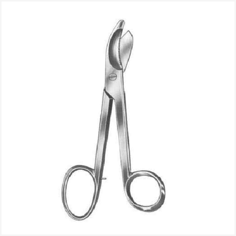 Bruns Bandage Scissors Saw Edge