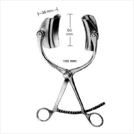 Collin Abdominal Rectractors 20cm Complete