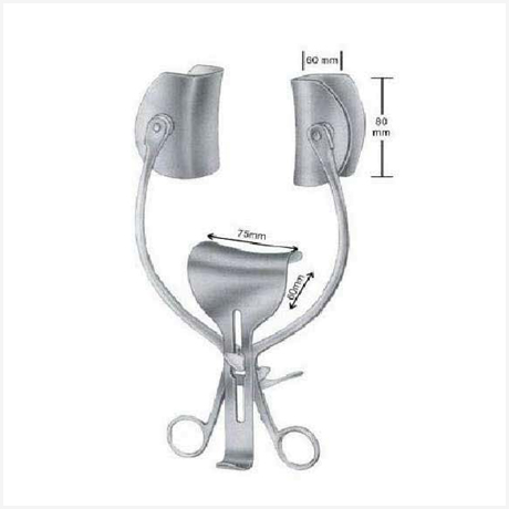 Collin Abdominal Rectractors Complete 26cm