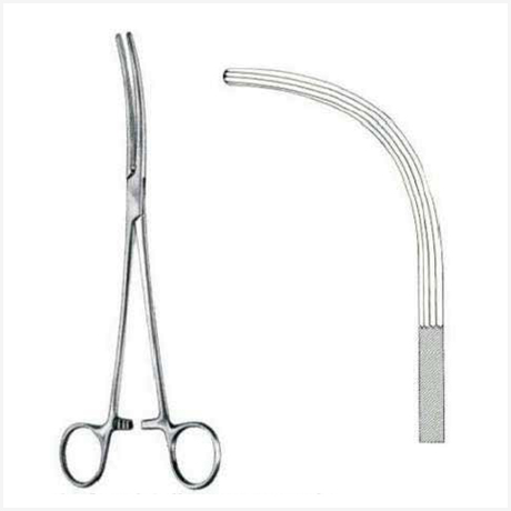 Crafoord-Sellors Hemostatic Forceps Full Curved