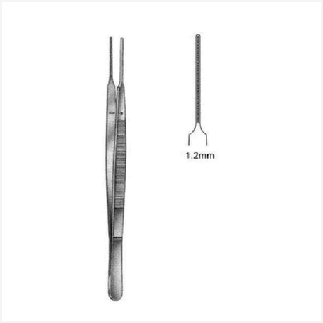 DeBakey-Gerald Tissue Fcps Atrauma 1.0mm, 18cm