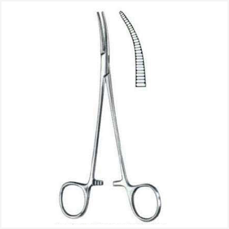Fuchsig Hemostatic Forceps Curved
