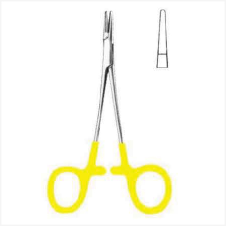 Halsey Needle Holders Smooth TC Gold