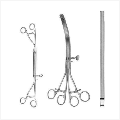 Lane Intestinal Stomach Clamps Straight 30cm