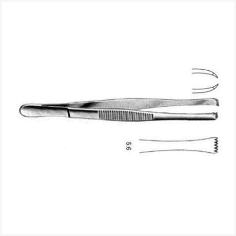 Lerche Tissue Fcps 5x6T