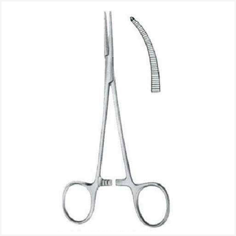 Leriche Hemostatic Forceps Curved 1:2 15cm