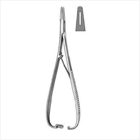 Mathieu Needle Holder grooved jaw
