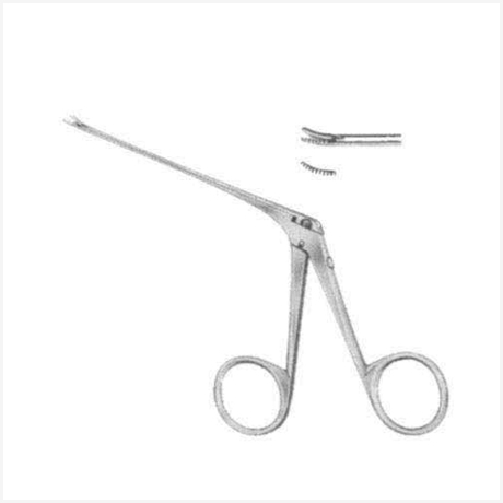 Micro Ear Polypus Forcep 0.7x3.5mm Mini 8cm