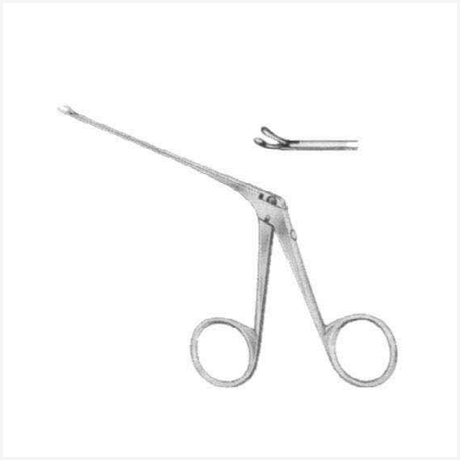 Micro Ear Polypus Forcep 0.9x1.1mm Cup Shaped 8cm