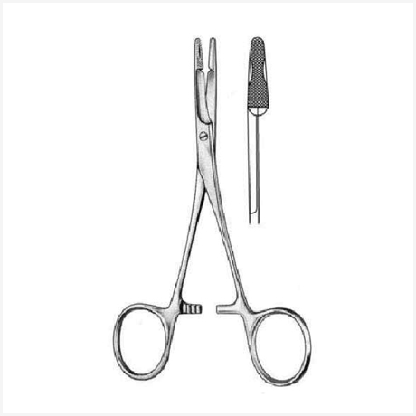 Olsen-Hegar Needle Holder w/blood groove