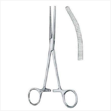 Rochester-Pean Hemostatic Forceps Curved