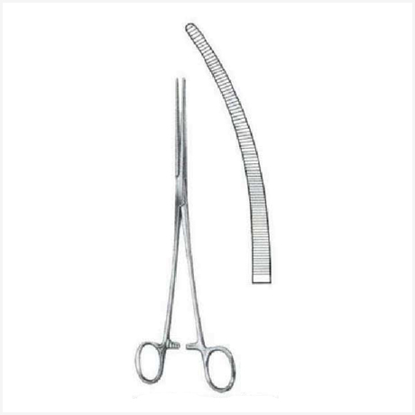 Sarot Hemostatic Forceps Curved 24cm