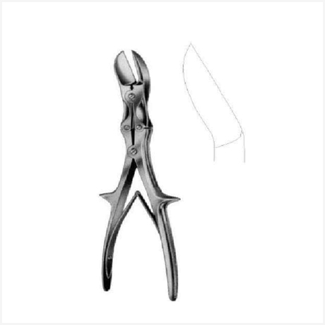 Stille-Liston Bone Cutting Forceps Curved M/Action