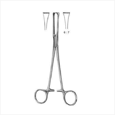Thoms-Allis Intestinal Atrauma Tissue Forceps BJ 20 cm